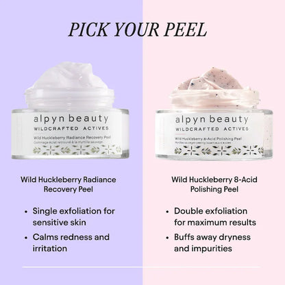 ALPYN  Polishing Peel & Brightening Face Mask with 8 Acids & Huckleberry