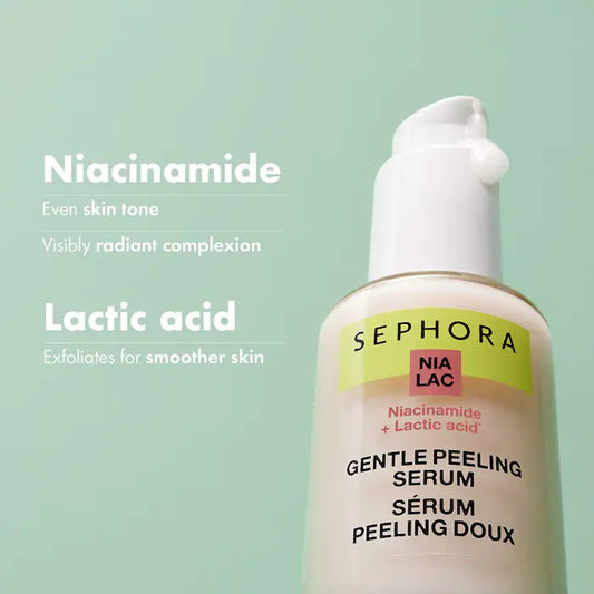 SEPHORA COLLECTION  Gentle Exfoliating Peeling Serum with Niacinamide +  Lactic Acid  $10.50