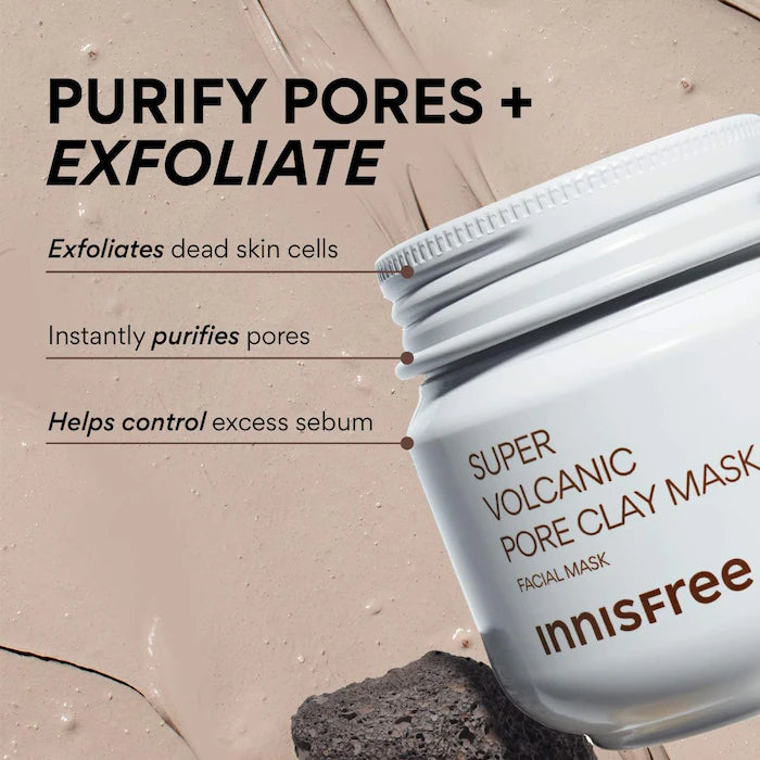 innisfree  Super Volcanic AHA Pore Clearing Clay Mask