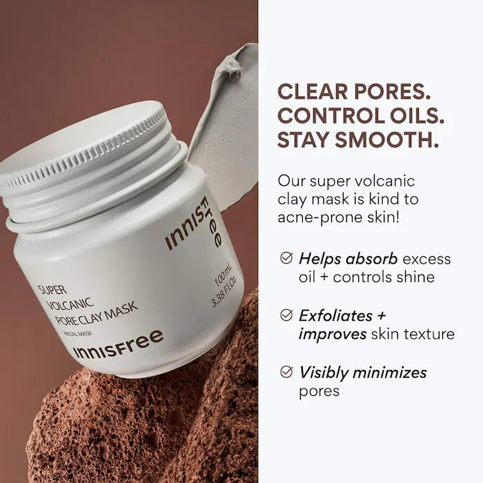 innisfree  Super Volcanic AHA Pore Clearing Clay Mask