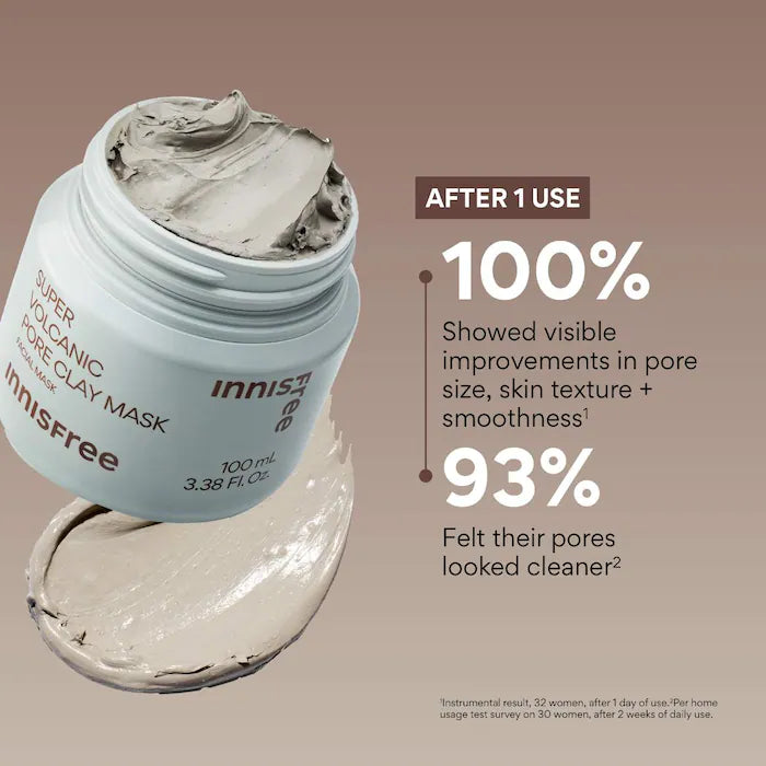innisfree  Super Volcanic AHA Pore Clearing Clay Mask
