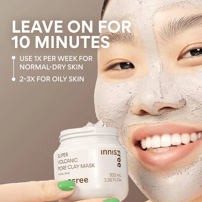 innisfree  Super Volcanic AHA Pore Clearing Clay Mask