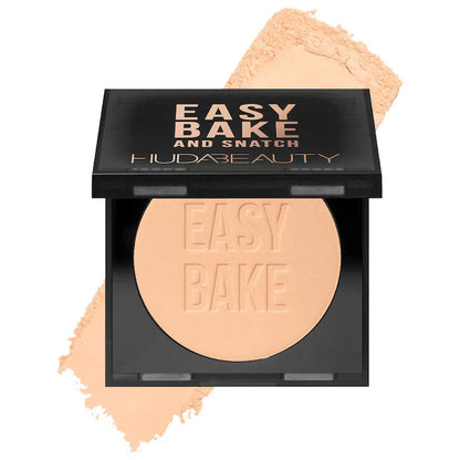 HUDA BEAUTY  Easy Bake and Snatch Pressed Talc-Free Brightening and Setting PowderHUDA BEAUTY  Easy Bake and Snatch Pressed Talc-Free Brightening and Setting Powder