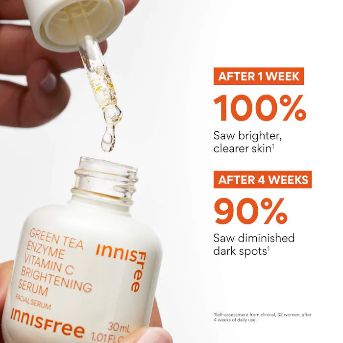 innisfree  Green Tea Enzyme Vitamin C Brightening Serum