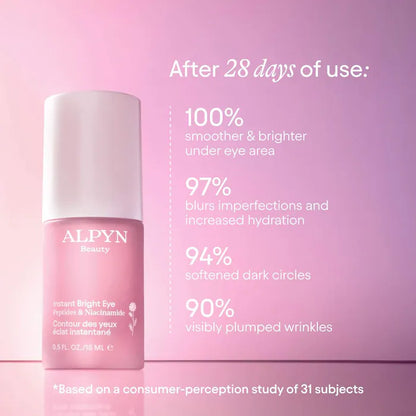 ALPYN  Instant Bright Eye Dark Circle Firming Cream with Niacinamide & Peptides