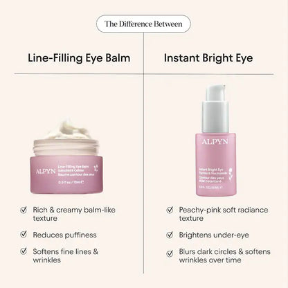 ALPYN  Instant Bright Eye Dark Circle Firming Cream with Niacinamide & Peptides