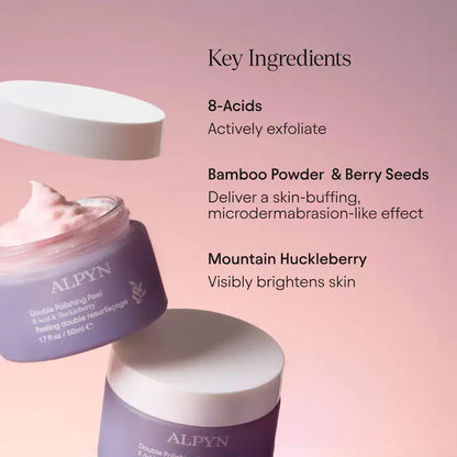 ALPYN  Polishing Peel & Brightening Face Mask with 8 Acids & Huckleberry