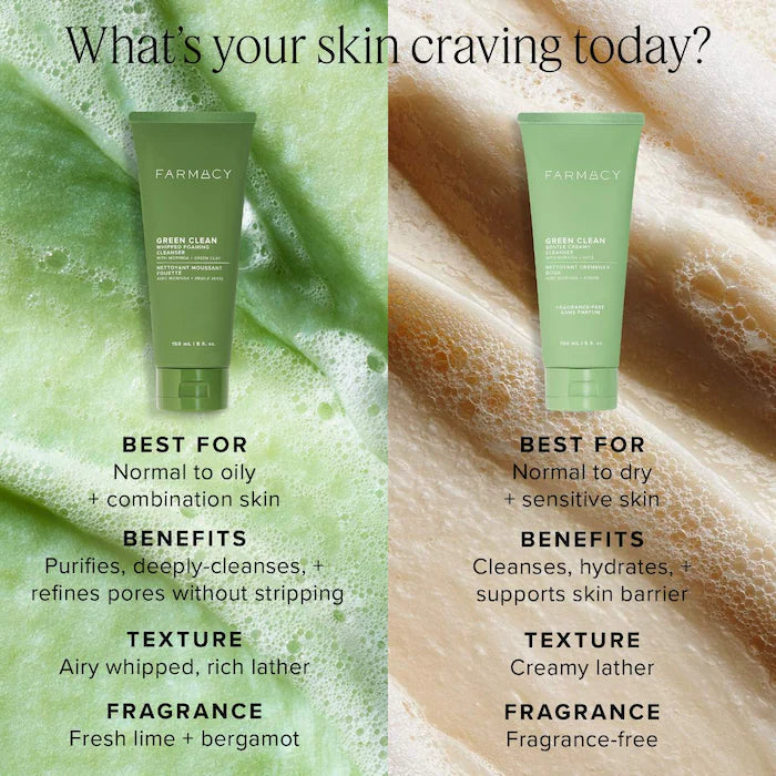 Farmacy  Green Clean Whipped Foaming Cleanser