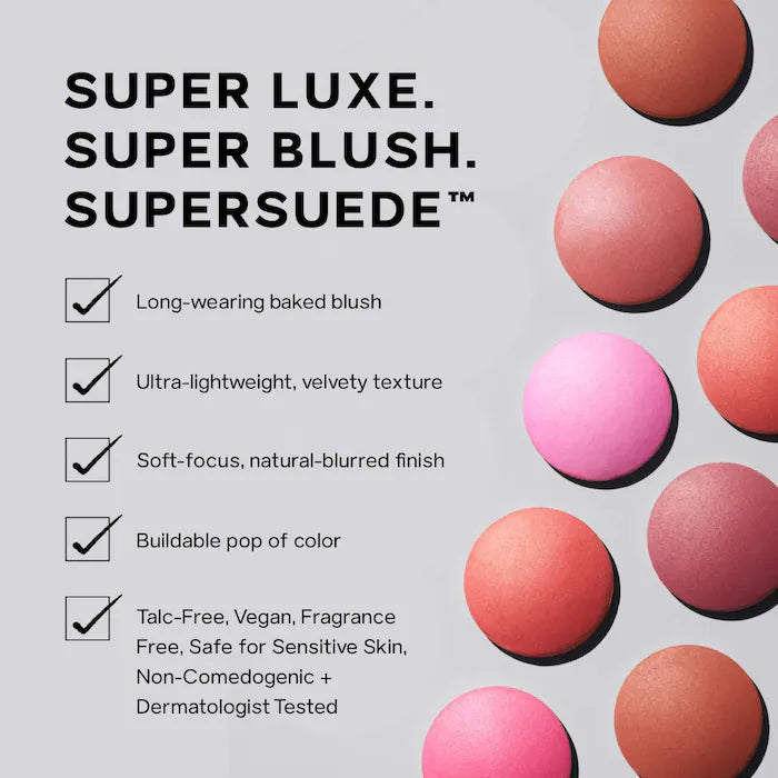 Saie  SuperSuede™ Talc-Free Powder Blush
