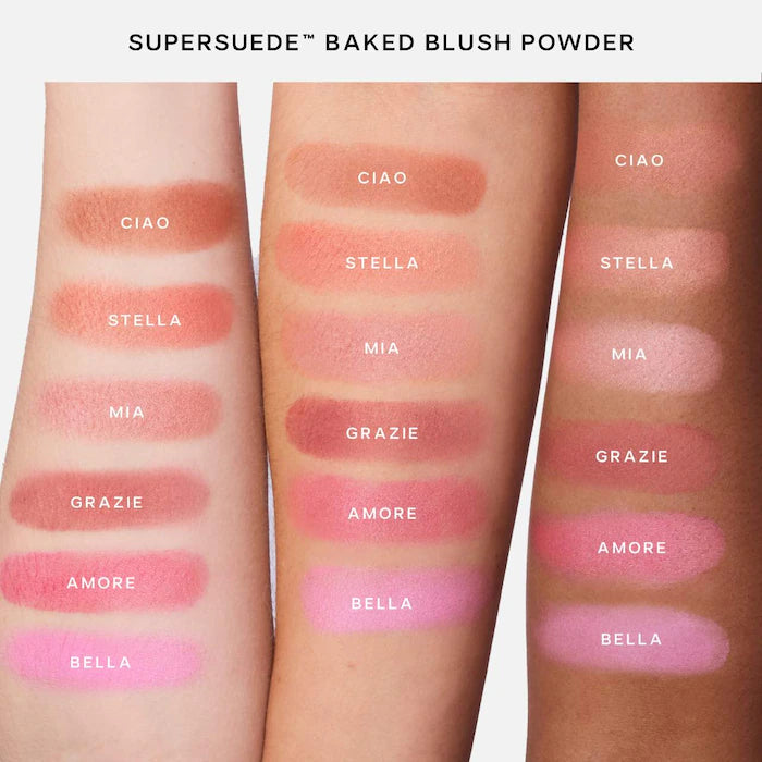 Saie  SuperSuede™ Talc-Free Powder Blush
