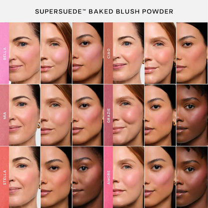 Saie  SuperSuede™ Talc-Free Powder Blush