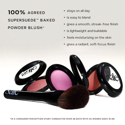 Saie  SuperSuede™ Talc-Free Powder Blush