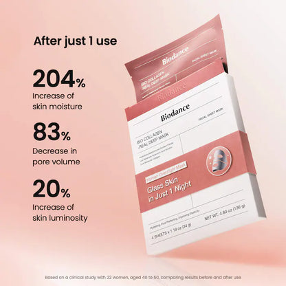 Biodance  Bio Collagen Real Deep Mask for Pore Minimizing & Firming Care