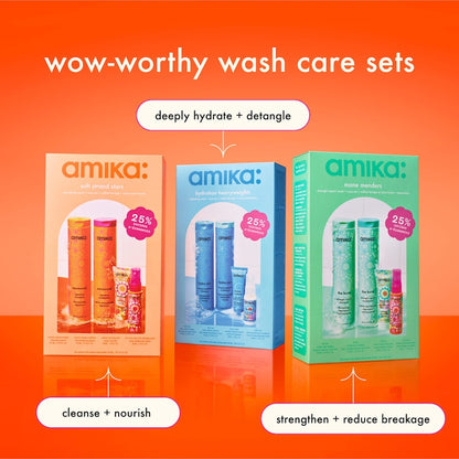 amika  Mane Menders Strength Repair Shampoo + Conditioner Set