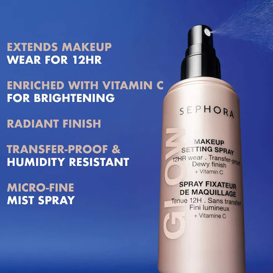SEPHORA COLLECTION  Glow 12HR Wear Transferproof Makeup Setting Spray with Vitamin C