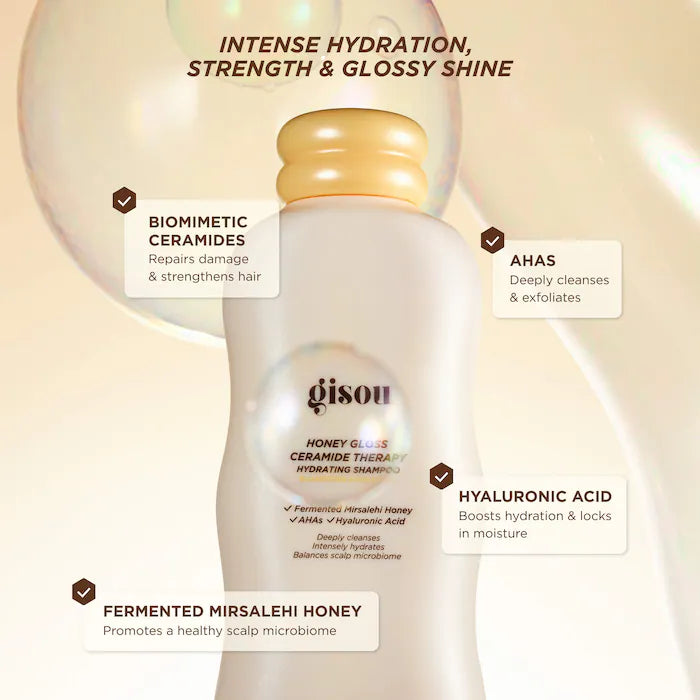 Gisou  Honey Gloss Ceramide Therapy Hydrating Shampoo