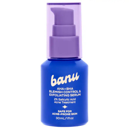 banu  AHA + BHA Blemish Clearing and Exfoliating Serum with 2% Salicylic Acid