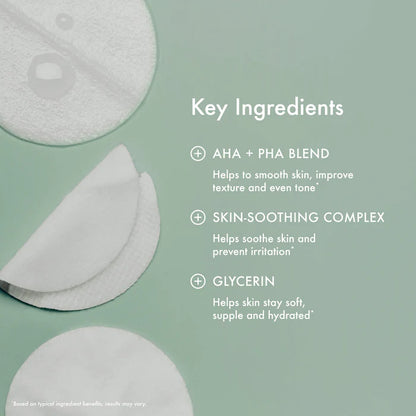 Summer Fridays  Gentle Reset Daily Exfoliating Pads to Smooth + Minimize Pores with AHAs