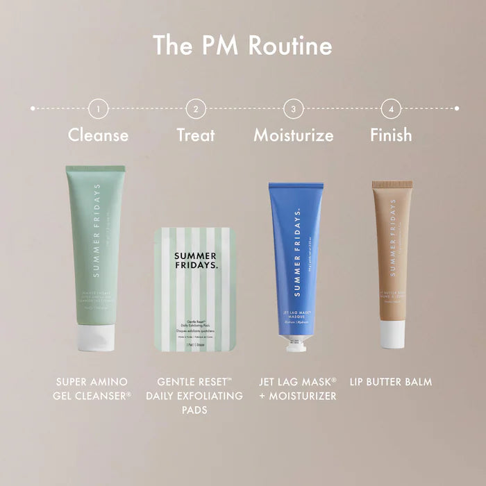 Summer Fridays  Gentle Reset Daily Exfoliating Pads to Smooth + Minimize Pores with AHAs